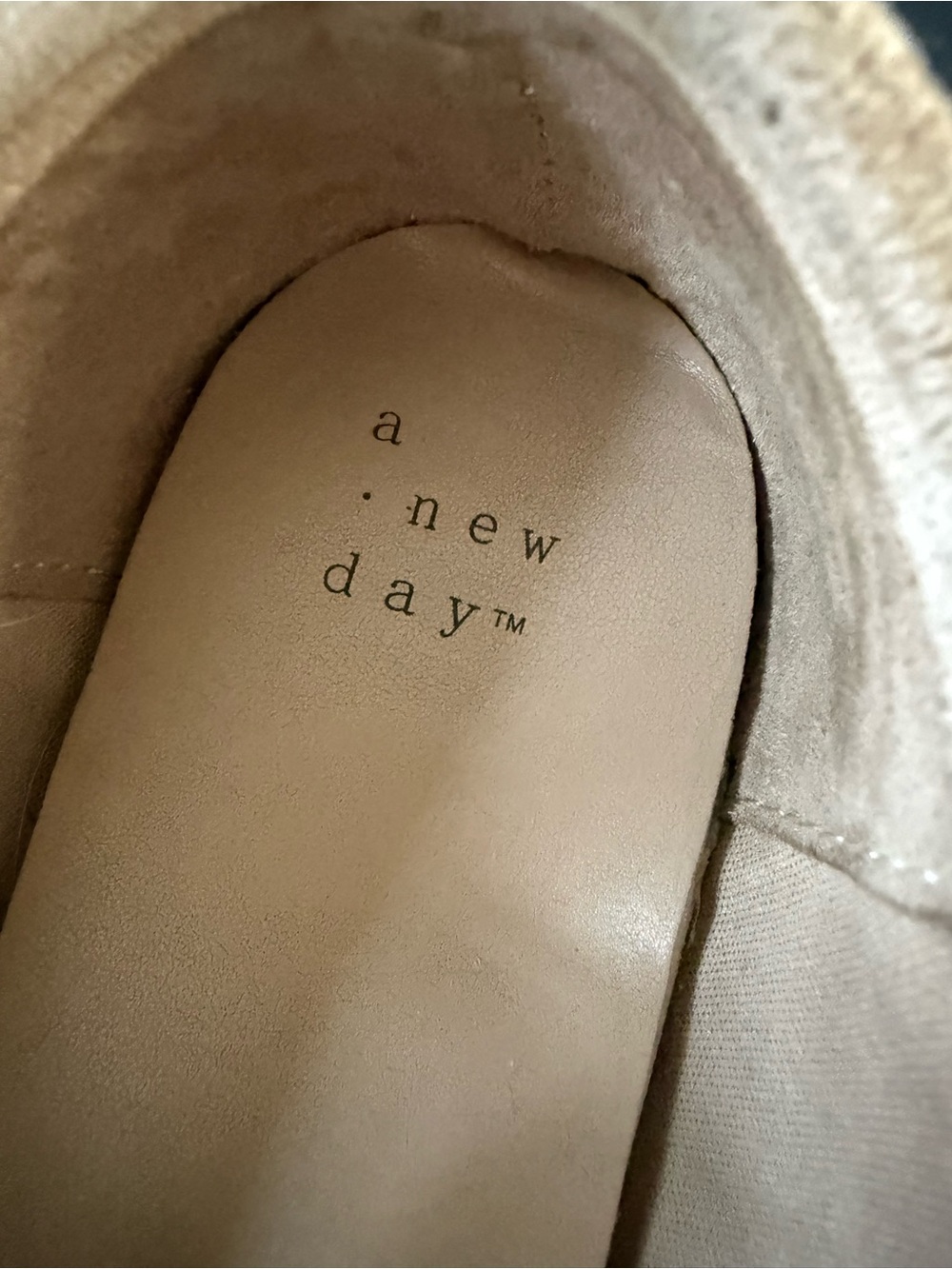 Women’s Suede Loafers with Metal Bit - Beige - Picture 3 of 3